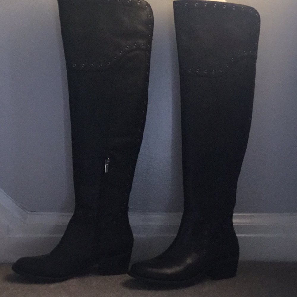 Black Leather Boots